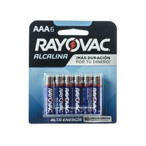 Batería Alcalina AAA Rayovac