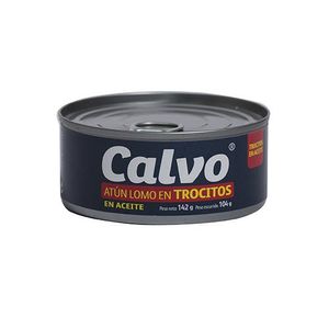 Atún Aceite Lomo Trocitos Calvo