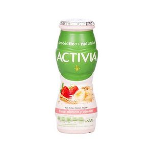 Yogurt Líquido Fresa Plátano Cereales Activia