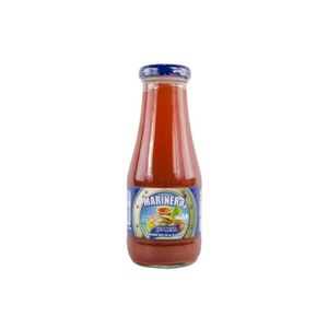 Cóctel Vegetales Almejas Marinero Vidrio