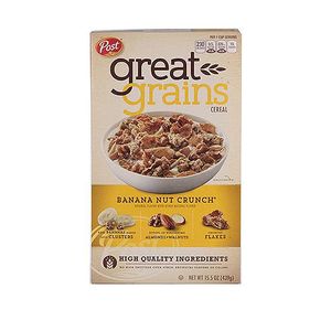 Cereal Post Great Grain Banana Nut Crunch