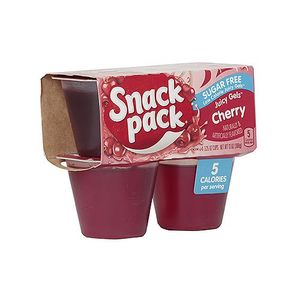 Gelatina Cereza Snack Pack 4 Pack