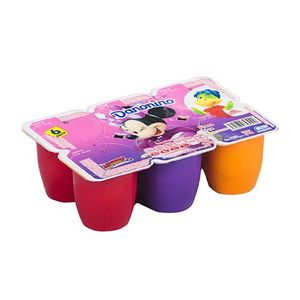 Yogurt Fresa Uva Y Durazno Danonino 6 Pack