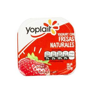 Yogurt Fresas Naturales Yoplait