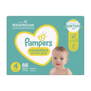 Bebé : Pampers Swaddlers Pañales Talla 2 / 124 Unidades