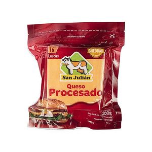 Queso Amarillo Procesado Rodajado San Julián
