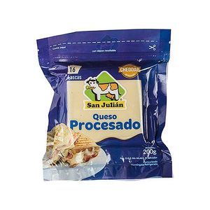 Queso Blanco Procesado Rodajado San Julián