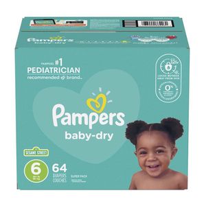 Pañal Desechable Talla 6 Baby Dry Pampers