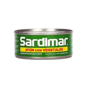 Atún Aceite Lomo Trozos Vegetales Sardimar