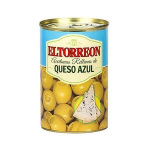 Aceitunas Verdes Rellenas Queso Azul El Torreon Lata