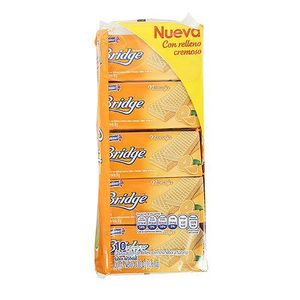 Galletas Wafer Naranja Bridge 10 Pack