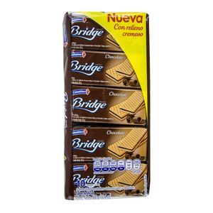 Bridge Barquillo Chocolate Colombina 10 Pack