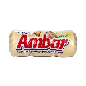 Jabón Bola Manzanilla Ambar 3 Pack