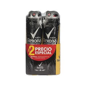 Desodorante Hombre V8 Rexona Men Aerosol 2 Pack