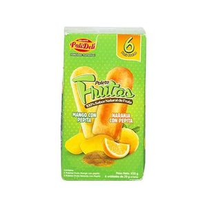 Paletas Frutas Naranja Mango Pali Deli