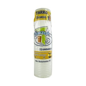 Vaso Plástico 16oz. Tornado