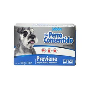 Jabón Perro Concentido Antipulgas Grisi
