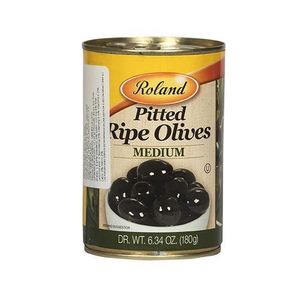 Aceitunas Negras Deshuesadas Roland Lata