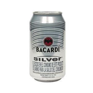 Cooler Bacardí Silver lata