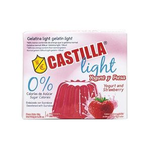 Gelatina Yogurt Fresa Light Castilla