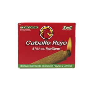 Fósforos Parrilleros Caballo Rojo