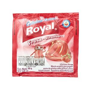 Gelatina Fresa Royal