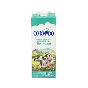 Leche UHT Semidescremada Sin Lactosa Coronado