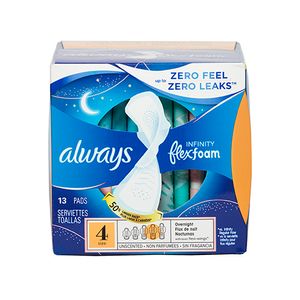 Toalla Femenina Infinity Flex Foam Talla 4 Always