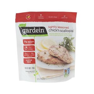 Seasoned Chiken Scallopini Gardein Lightly