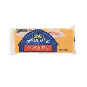 Queso Cheddar Mild Trozo Crystal Farms