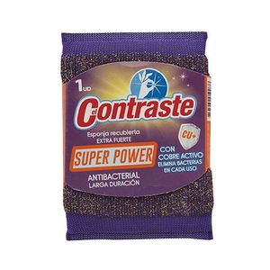Esponja Lavaplatos Súper Power Contraste