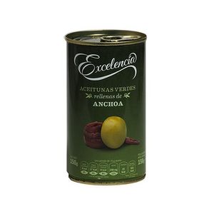 Aceitunas Verdes Rellenas Anchoa Excelencia Lata