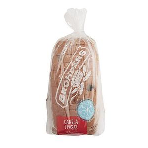 Pan Sándwich Canela Con Pasas Brohders
