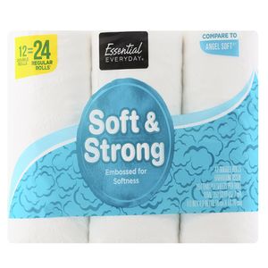Papel Higiénico Doble Hoja  Soft & Strong Essential Everyday