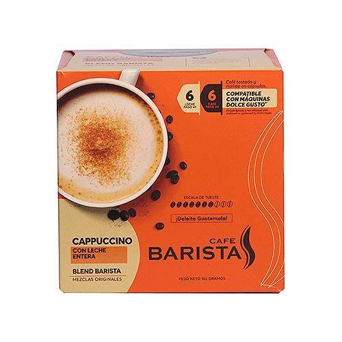 Cápsulas Capuccino C/Leche Entera Barista