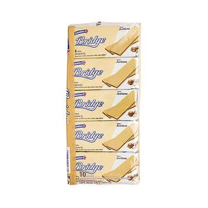 Galletas Wafer Avellana Bridge 10 Pack