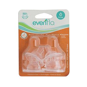 Tetina Silicón Anatómica 0-3m Evenflo