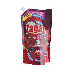 Lavaplatos Líquido Frutos Rojos Zagaz Doypack