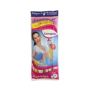 Guante Corrugado Talla M Latexport