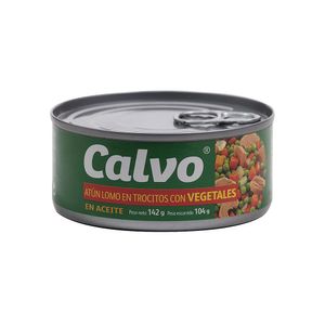 Atún Aceite Lomo Trozos Vegetales Calvo