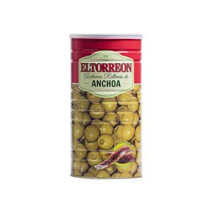 Aceitunas Verdes Rellenas Anchoa El Torreon Lata