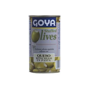 Aceitunas Rellenas Queso Manchego Goya Lata