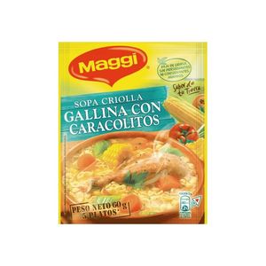 Sopa Criolla Gallina Caracolitos Maggi