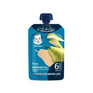 Compota Pera Sin Azúcar Gerber Pouch