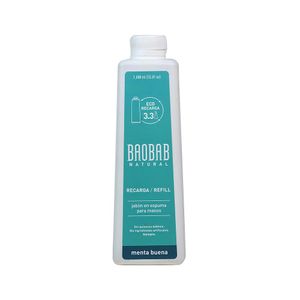 Jabón Espuma Menta Baobab Refil
