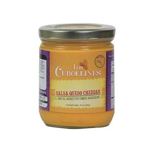 Dip Salsa Queso Cheddar Los Cebollines