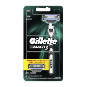Rasuradora Mach 3 Gillette + 1 Repuesto