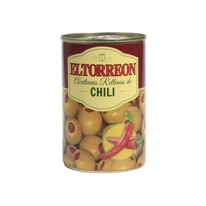 Aceitunas Verdes Rellenas Chili El Torreon Lata
