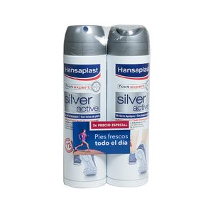 Tratamiento Pies Desodorante Silver Hansaplast 2 Pack
