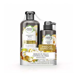 Shampoo Leche Coco Herbal Essences 400ml. + Crema 300ml.